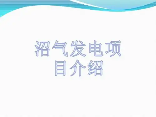 沼气发电