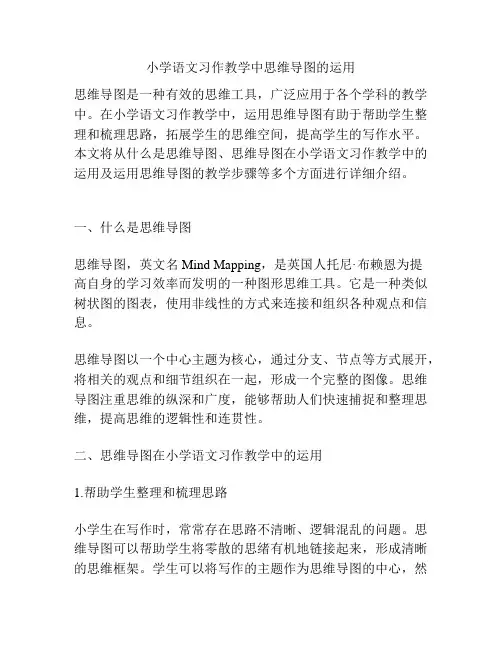 小学语文习作教学中思维导图的运用
