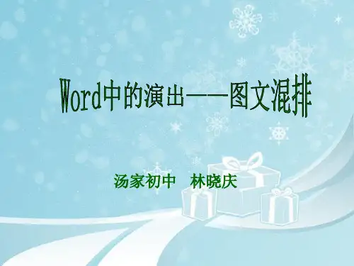 Word使用技巧图文混排