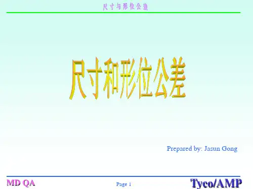尺寸和形位公差
