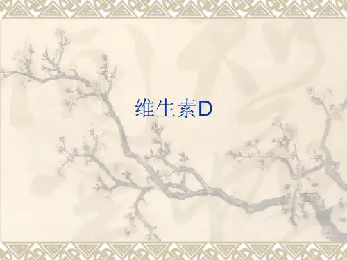 维生素D-精品医学课件