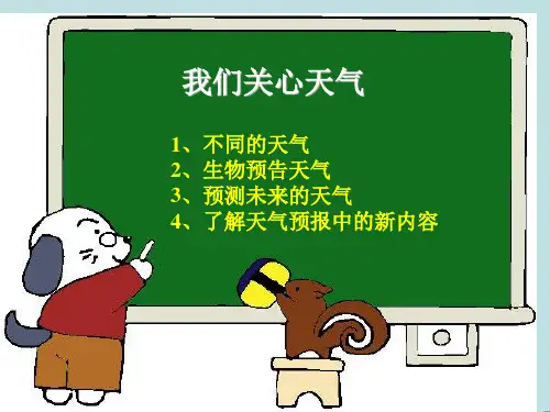 教科小学科学四上《1.1、我们关心天气》PPT课件(9)[精选]