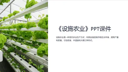 《设施农业》课件