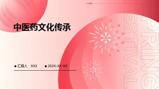 中医药文化传承PPT