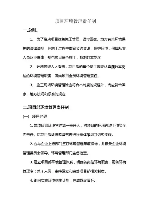 建设项目环境管理责任制.docx