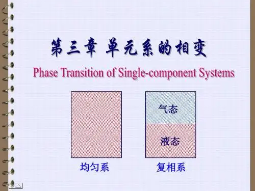 第03章 单元系的相变