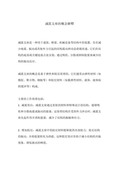 减震支座的概念解释