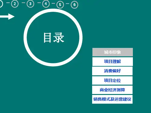 某项目商业部分定位及规划建议方案