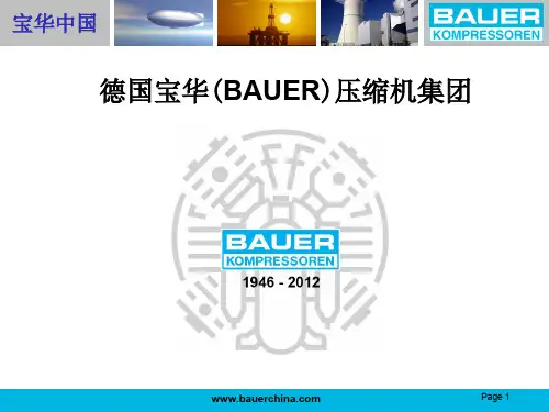 德国宝华(BAUER)压缩机介绍