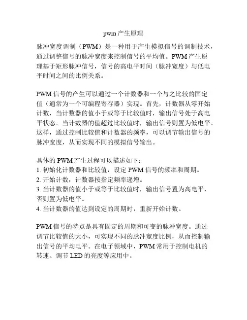 pwm产生原理