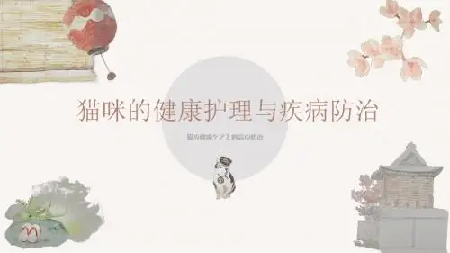 猫咪的健康护理与疾病防治PPT课件