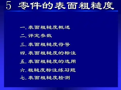 表面粗糙度1