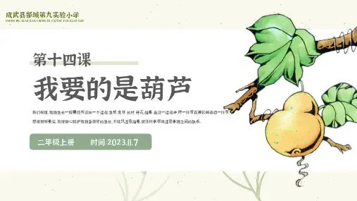 14我要的是葫芦 课件(26张PPT).ppt
