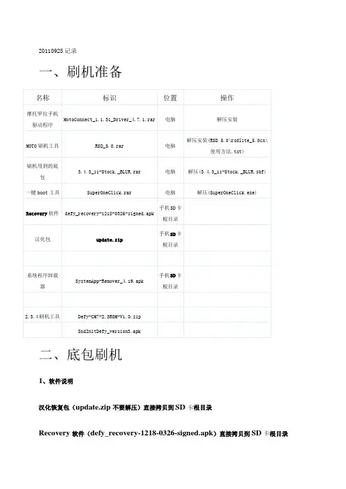 me525刷机方法