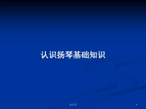 认识扬琴基础知识PPT学习教案