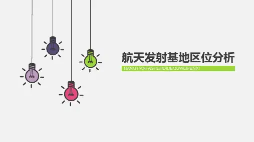 第一章宇宙中的地球【微专题】航天发射基地的区位分析 课件 高中地理湘教版(2019)必修一