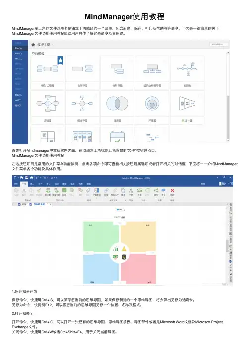 MindManager使用教程