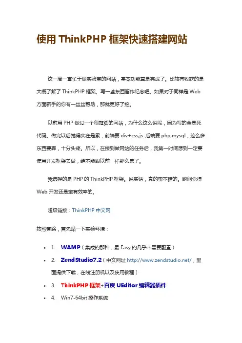 ThinkPHP新闻发布系统(前台+后台)