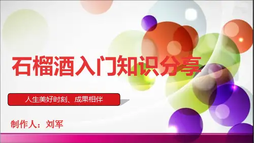 成果石榴酒介绍5