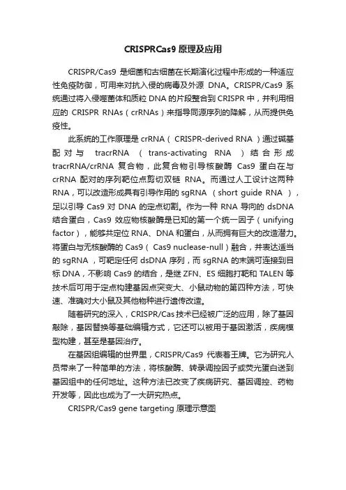 CRISPRCas9原理及应用