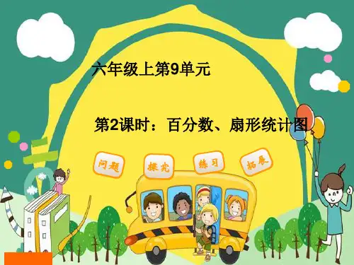新版六年级上册数学-百分数、扇形统计图人教新课标