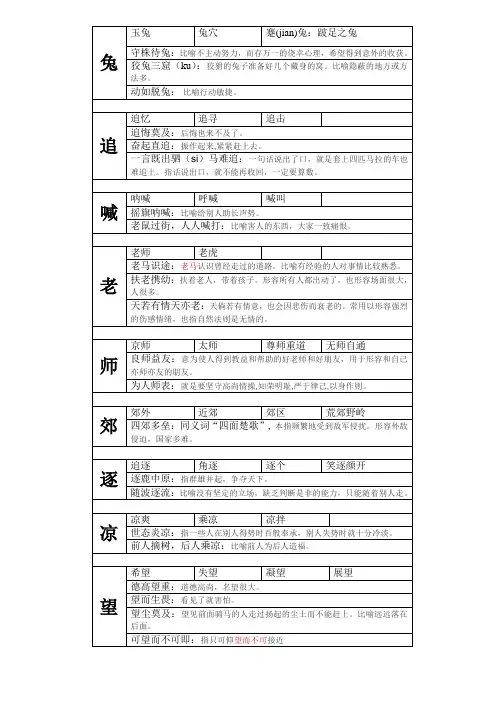 苏教版二年级语文上册第一课生词组词