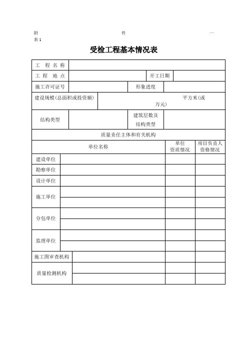 房地产项目前期提供表格