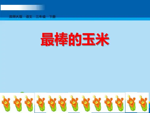 《最棒的玉米》PPT【精选推荐课件】