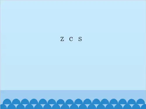 人教部编版《zcs》上课课件1