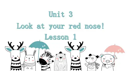 新概念英语青少版入门级Aunit3-lesson1