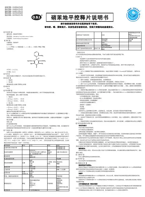 硝苯地平控释片说明书