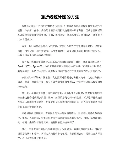 画折线统计图的方法