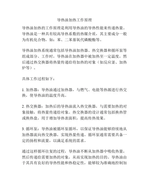导热油加热工作原理