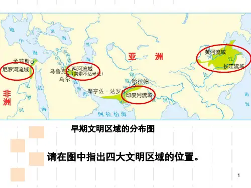 大河流域的文明发祥地课堂PPT