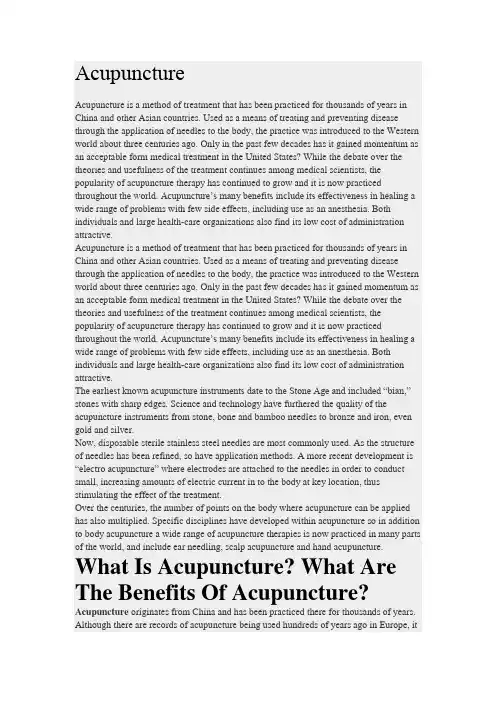 acupuncture