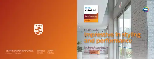 菲利普光源类 exit 紧急发光灯用户指南说明书