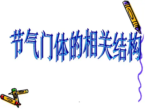 节气门体的相关结构ppt课件