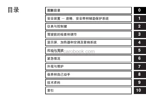 INFINITI Q50 使用说明手册说明书