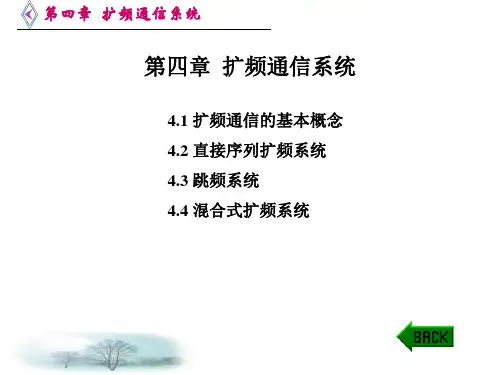 第四章 扩频通信系统ppt课件