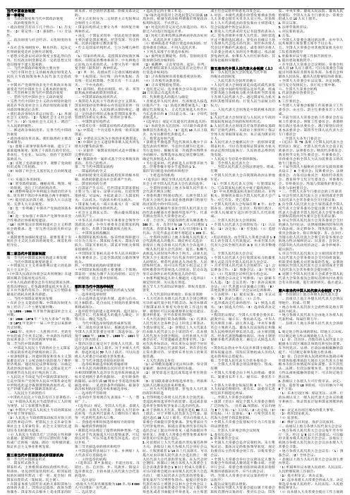 00315当代中国政治制度