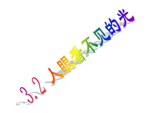 人眼看不见的光1PPT课件