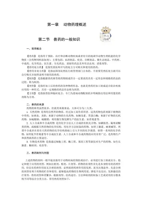 动物药理概述77