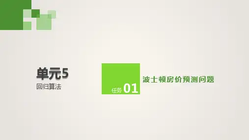 回归算法波士顿房价预测PPT课件