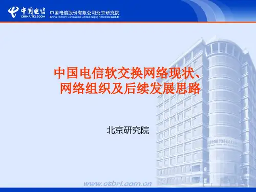 中国电信软交换网络现状、网络组织及后续发展思路综述