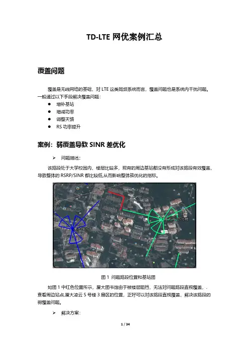 【VIP专享】TD-LTE网优案例汇总