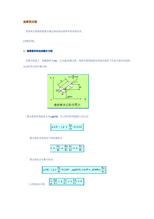 伯努利方程