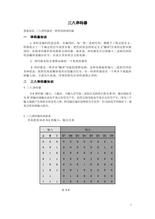 三八译码器