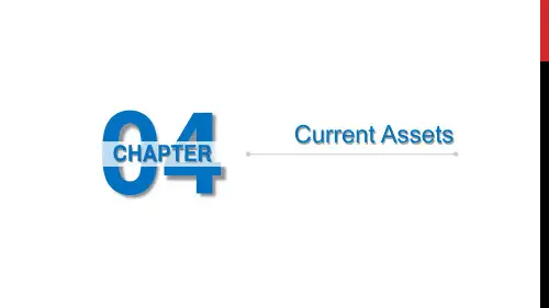 第4章 Current Assets《会计英语》PPT课件