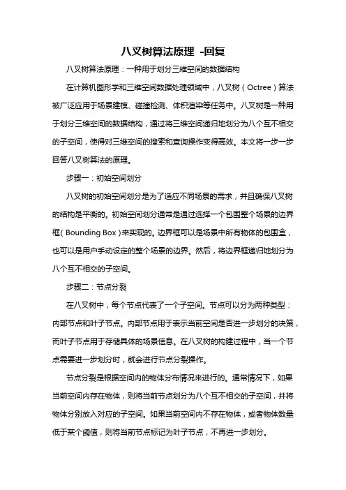 八叉树算法原理 -回复