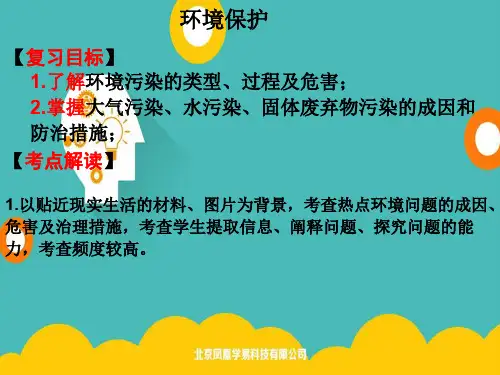 人教版高三地理一轮复习课件：环境污染(共28张PPT)